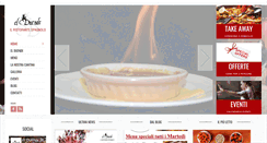 Desktop Screenshot of elduenderistorante.it