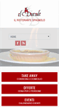 Mobile Screenshot of elduenderistorante.it